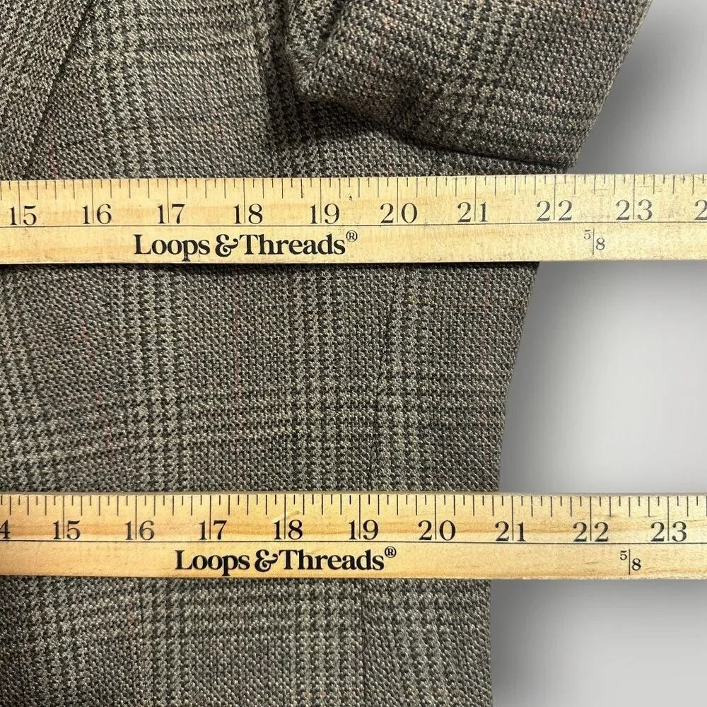 HART SHAFFNER MARX Vintage Mens Blazer Sport Coat 2 Button Suit Jacket Wool 42R